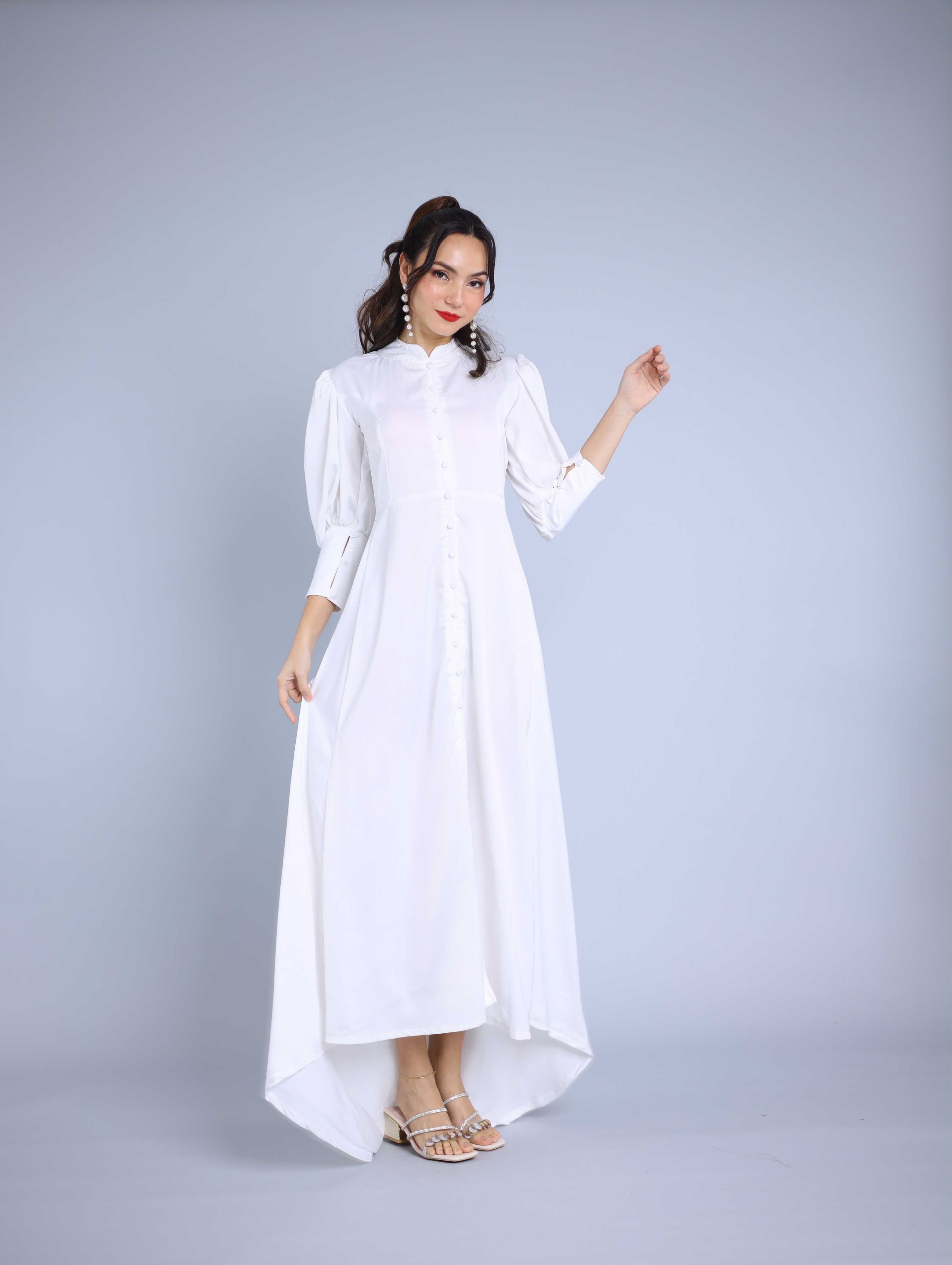 Rachel Bishop Sleeves Gown – Jenny Dresses