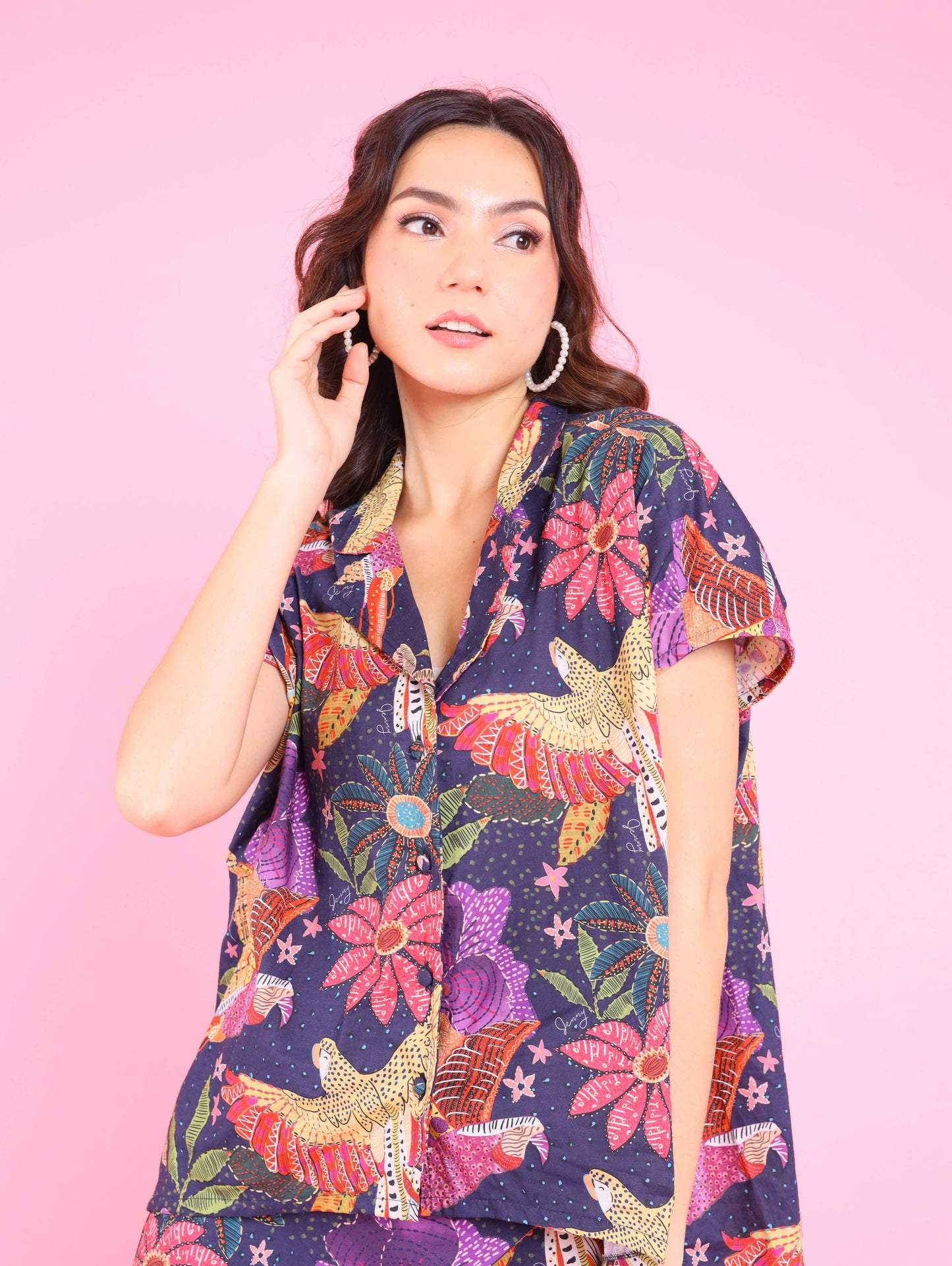 Avian Dreams: Shyla Oversized Top