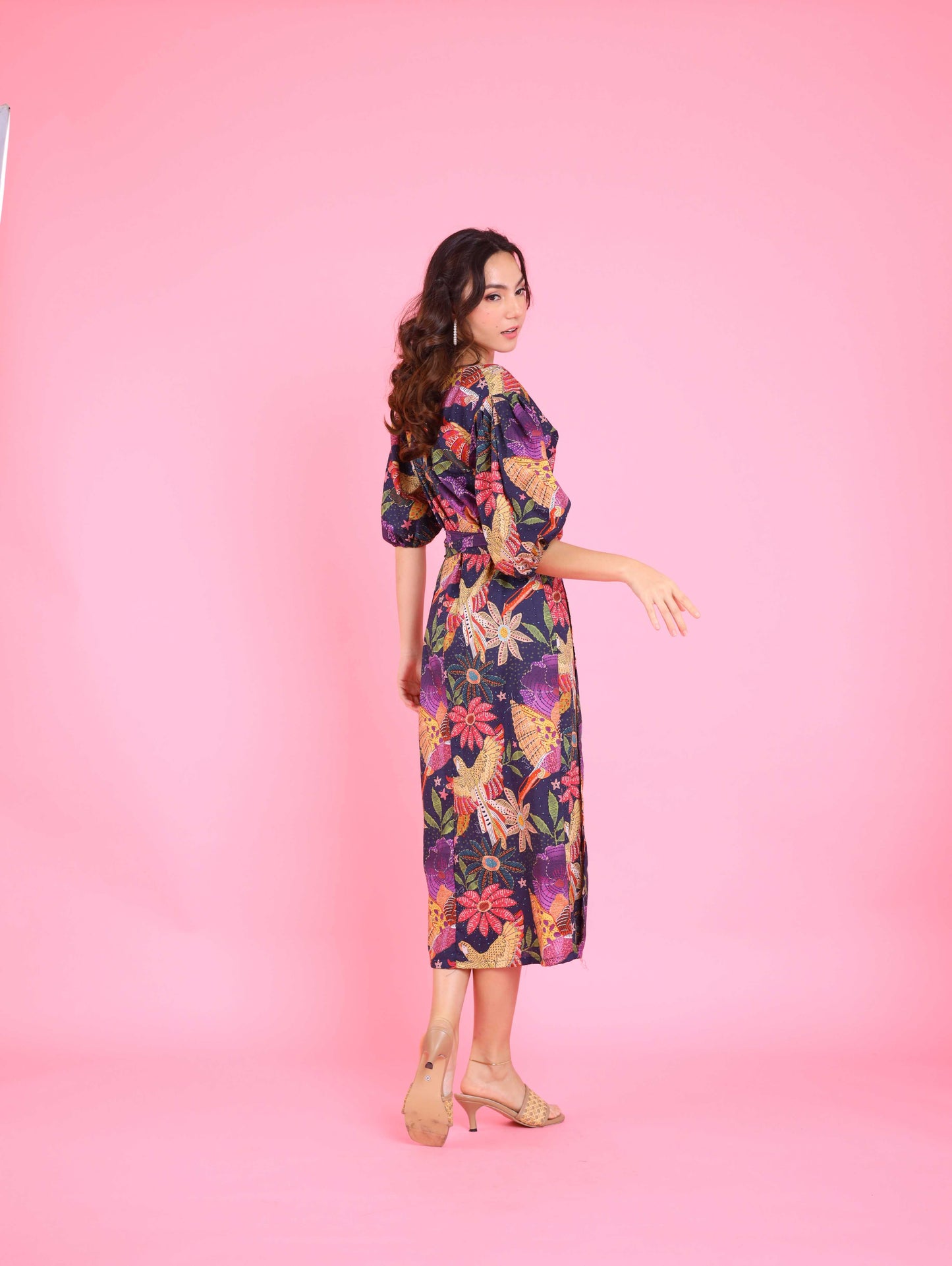 Avian Dreams: Solana Wrap Dress