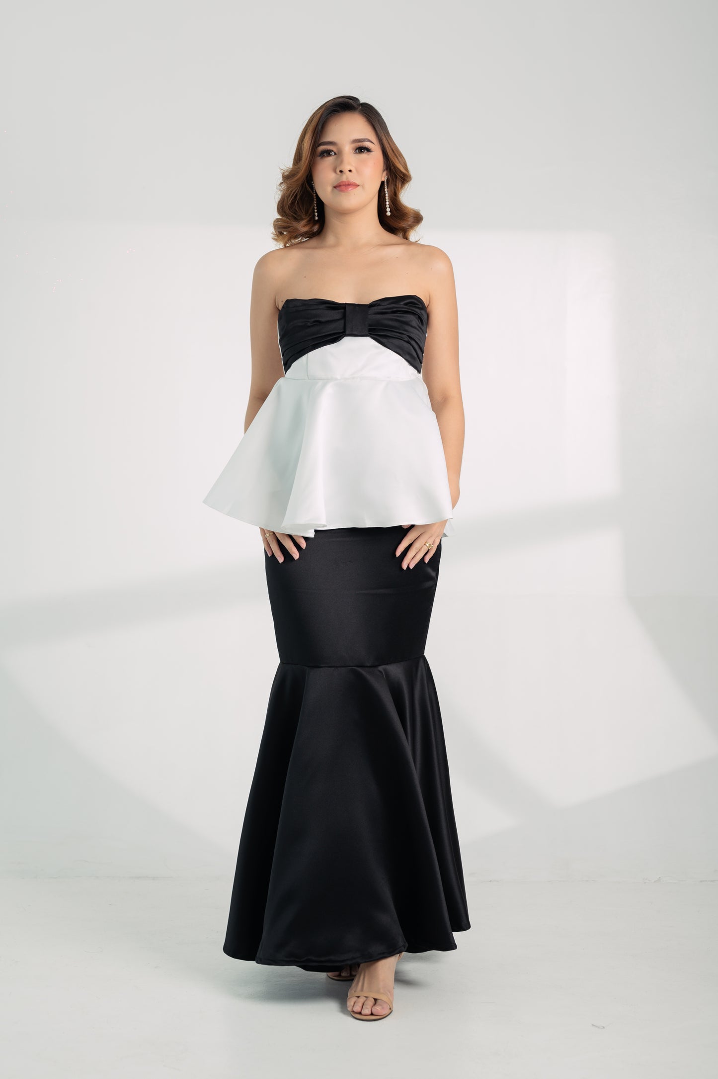 Satin: Yuchi Evening Gown