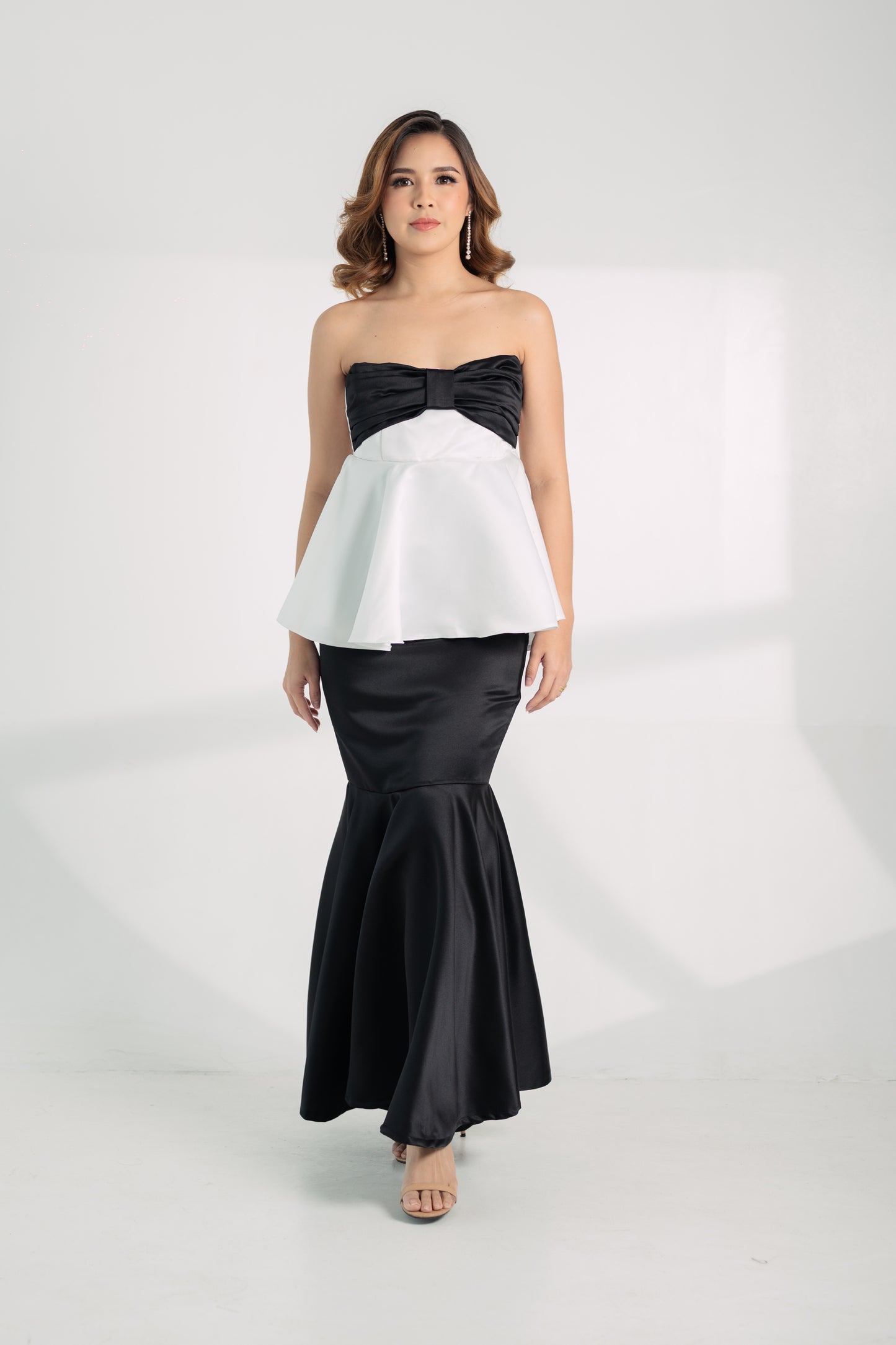 Satin: Yuchi Evening Gown