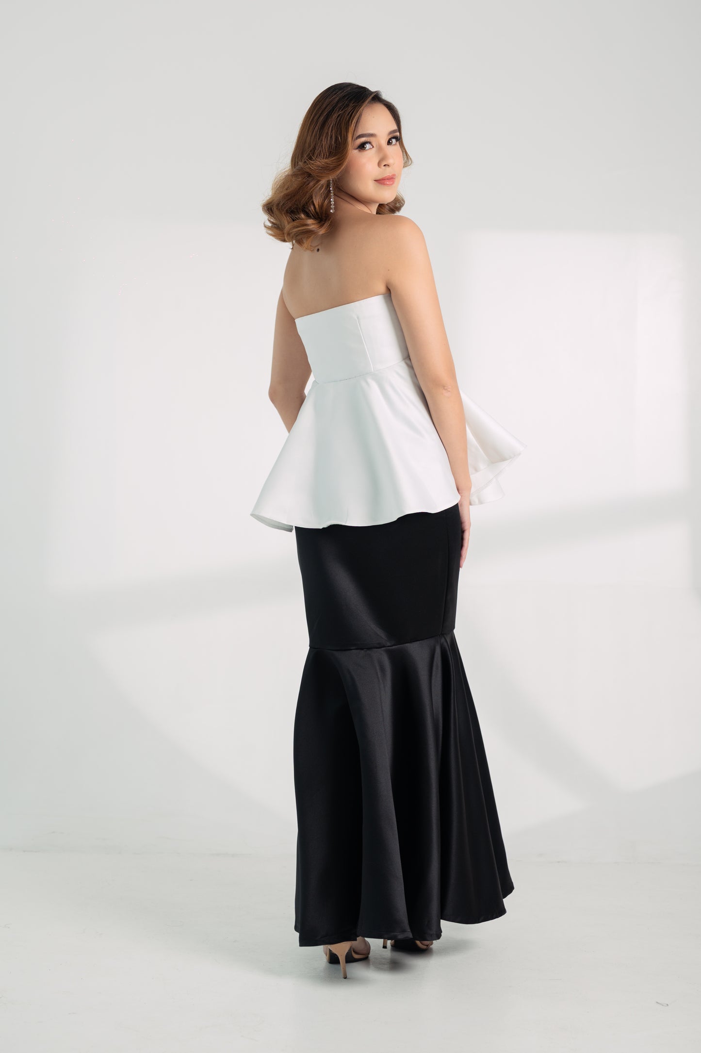 Satin: Yuchi Evening Gown