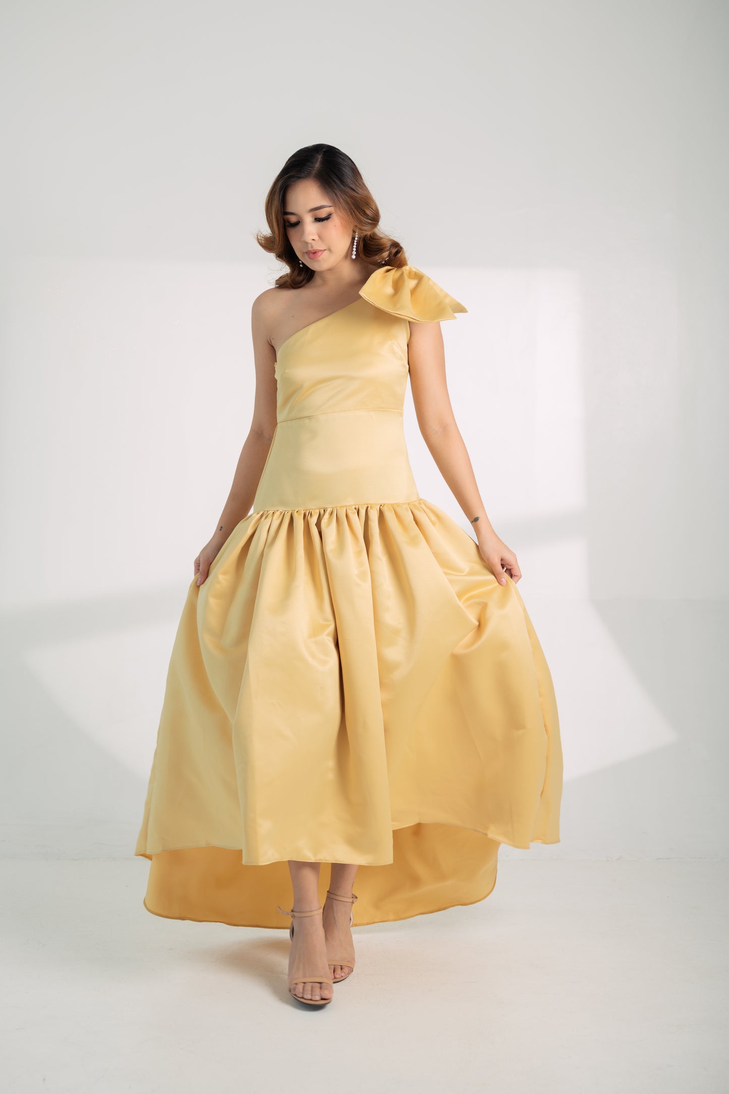 Satin: Yanai Evening Gown