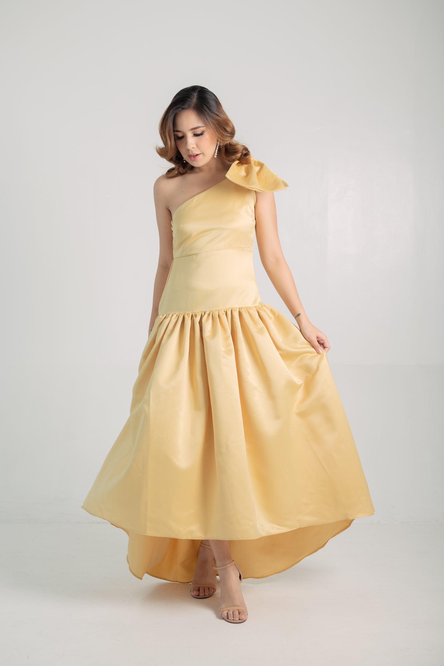 Satin: Yanai Evening Gown