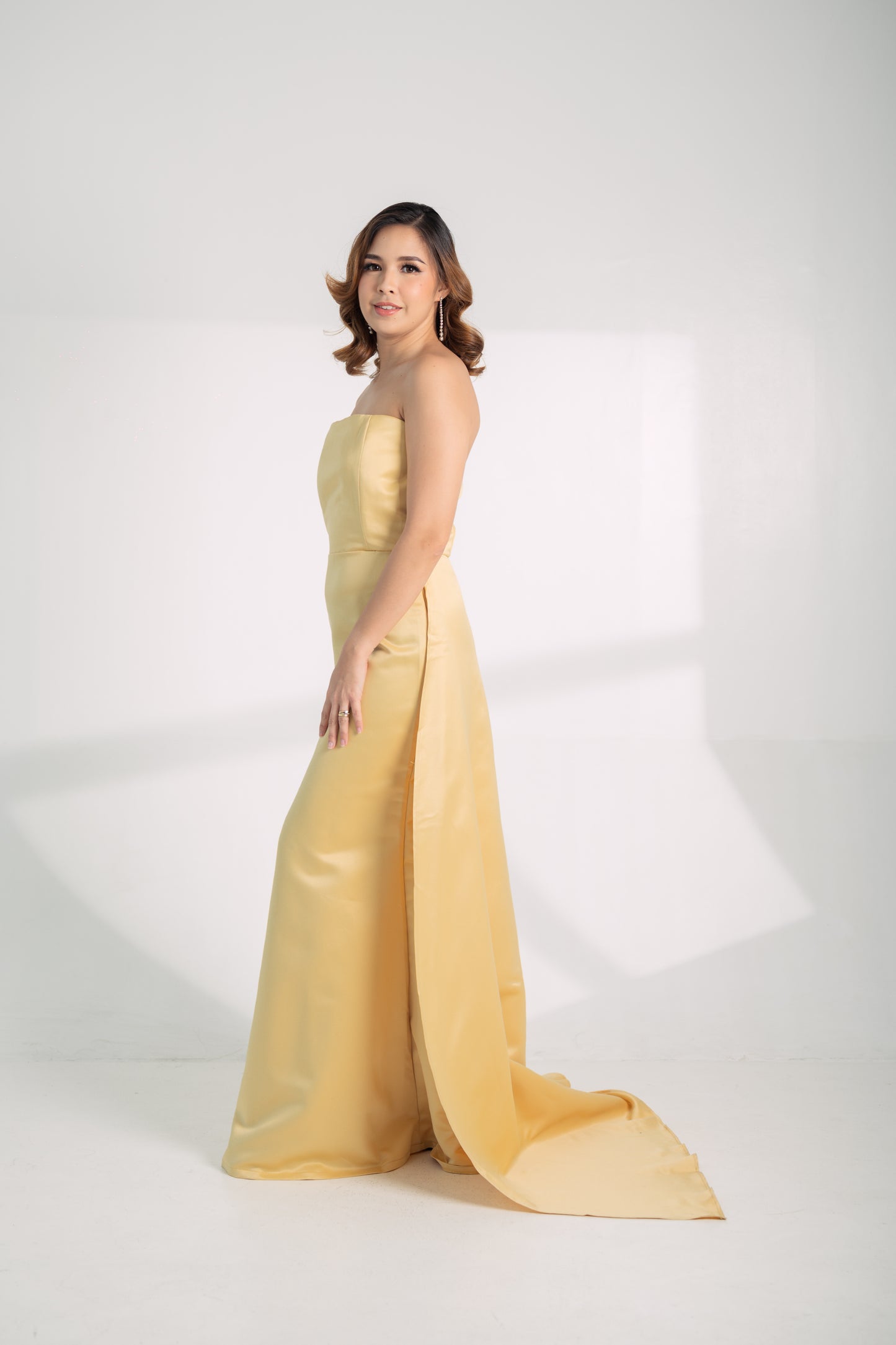 Satin: Yamka Evening Gown