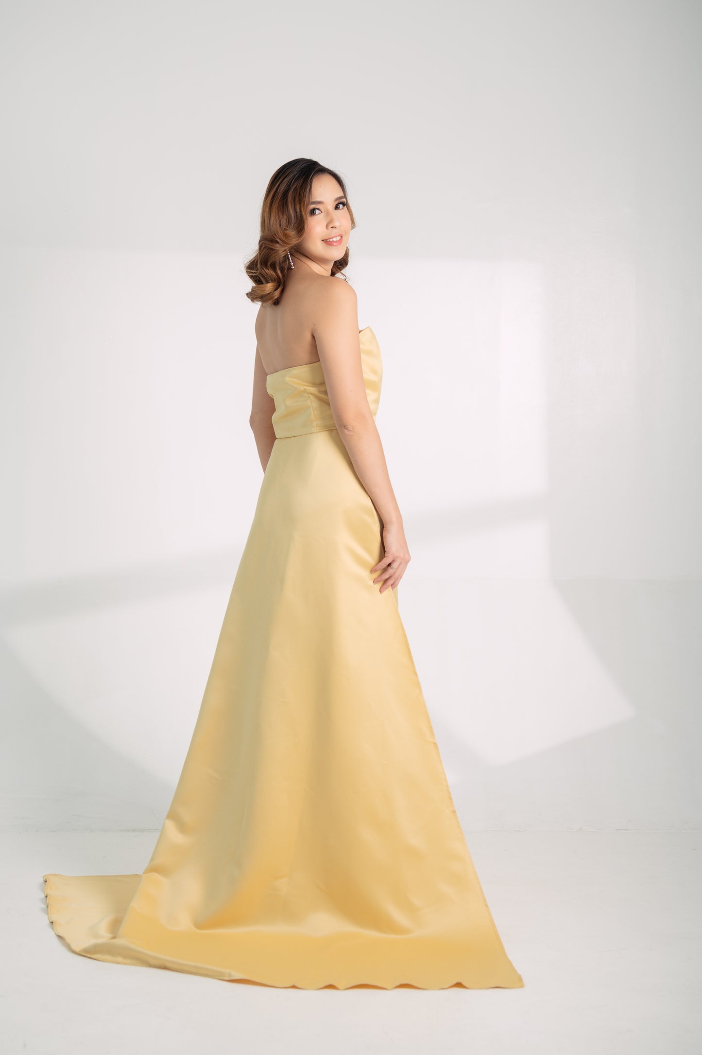 Satin: Yamka Evening Gown