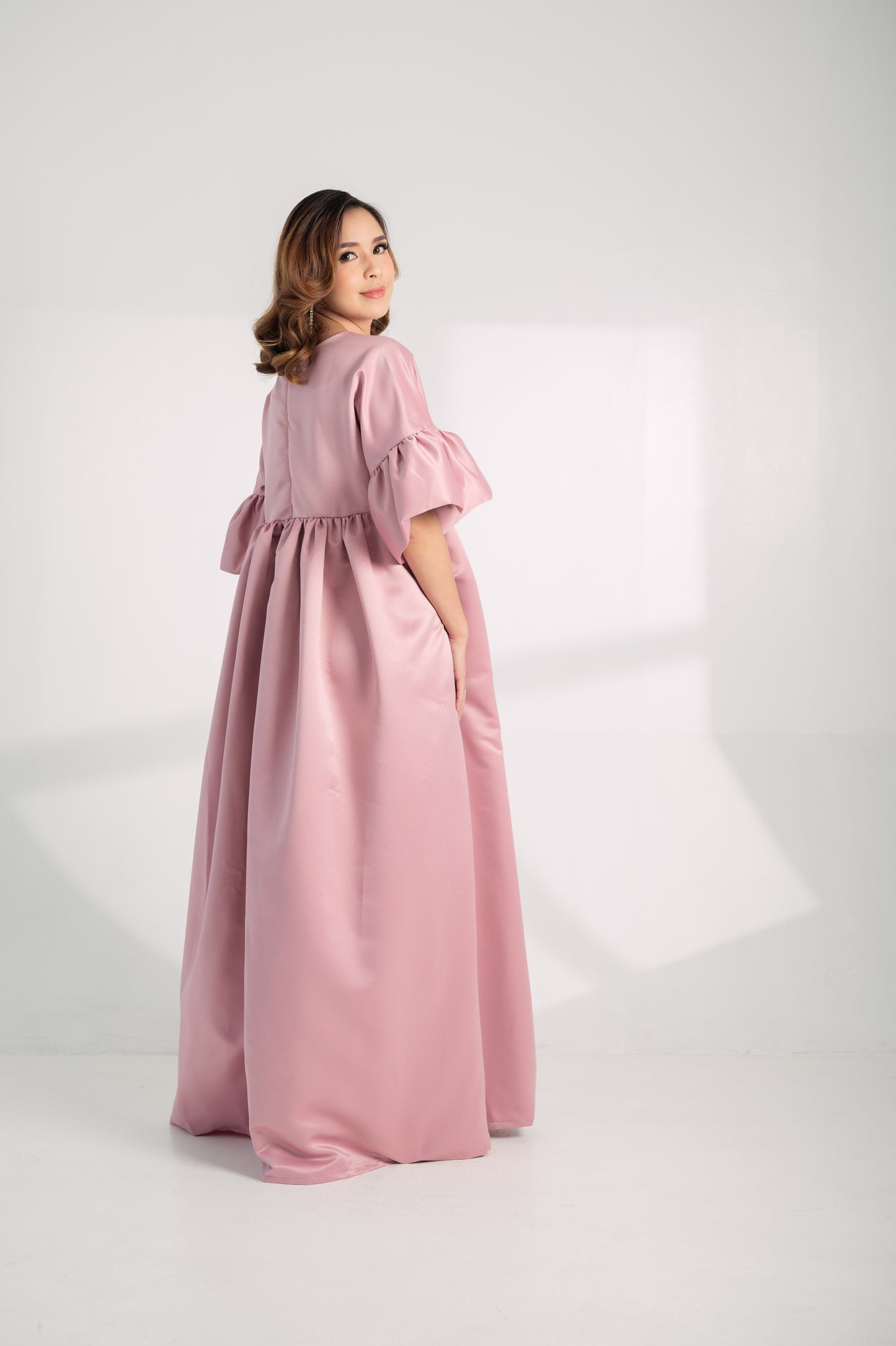 Satin: Yeri Evening Gown