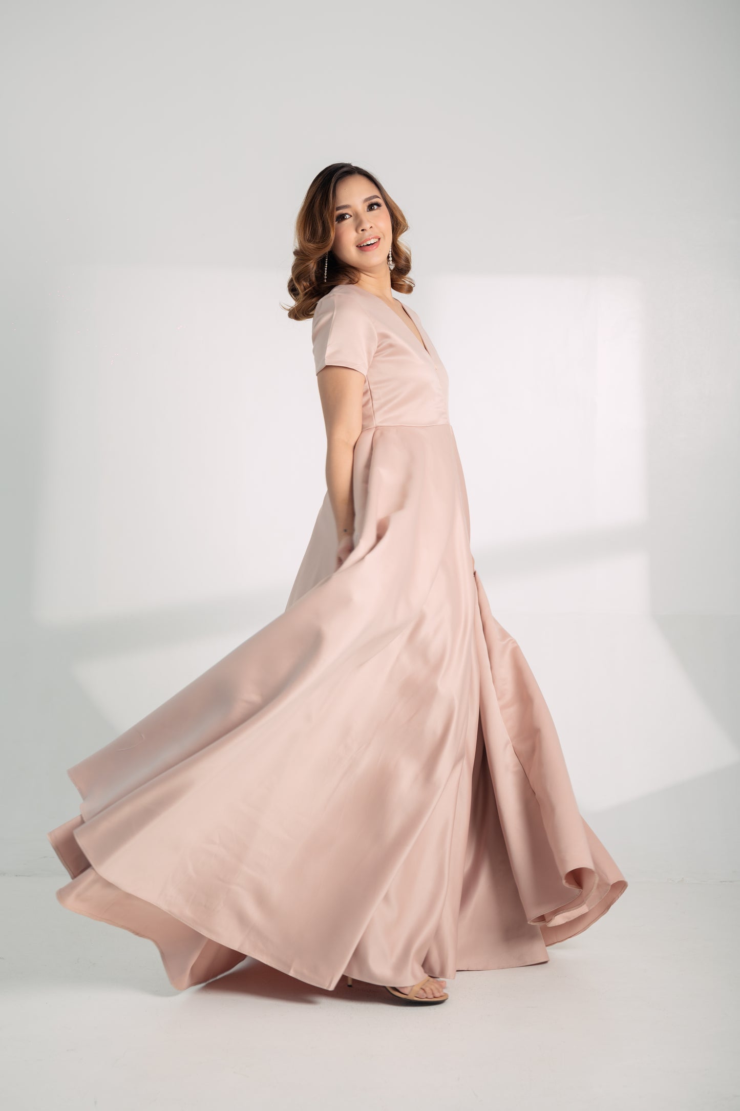 Satin: Yara Evening Gown