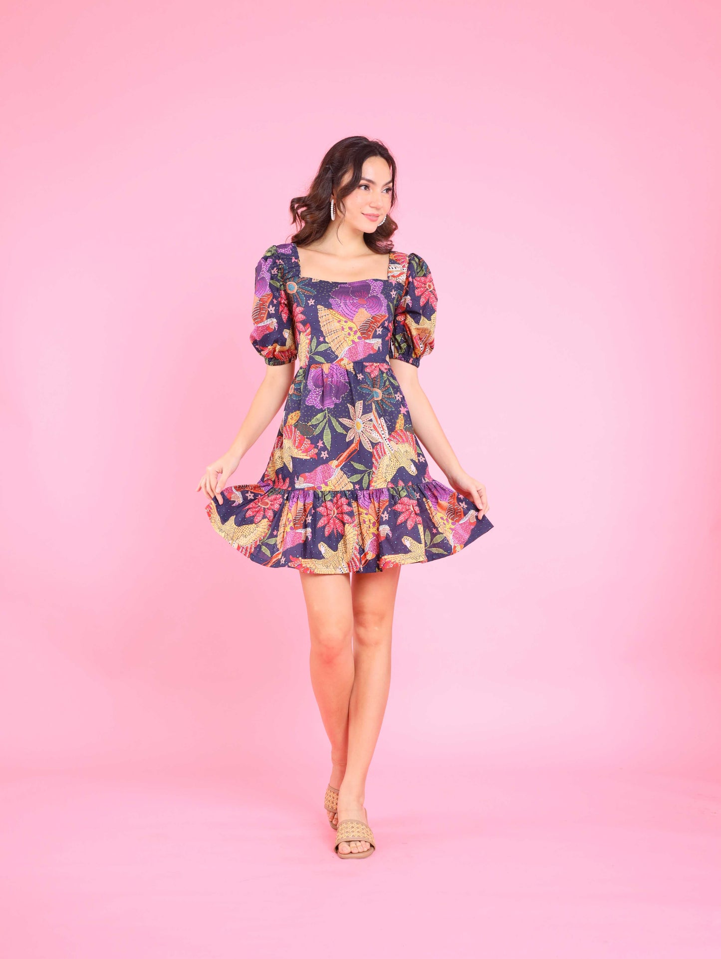 Print Series: Avian Dreams - Selena Mini Dress