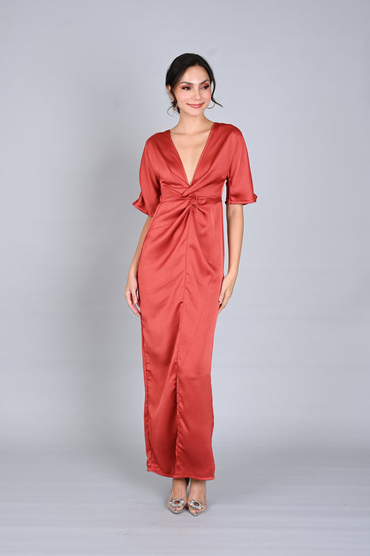 Soft SIlk: Xhuri Evening Gown