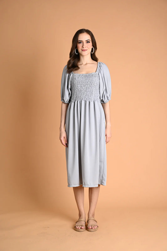 Casual: Ivory Midi Dress